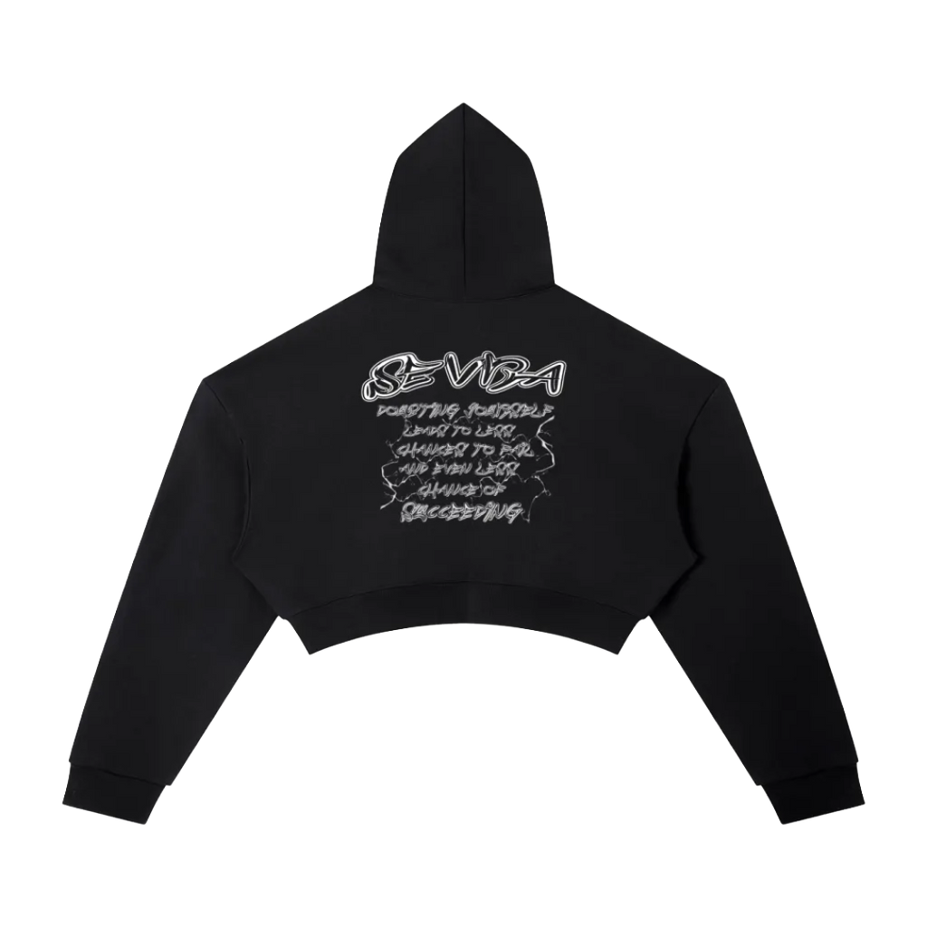 SUCCESS CROPPED HOODIE