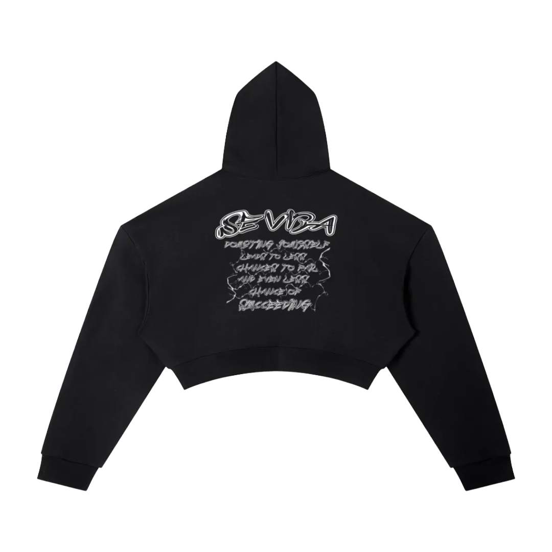 SUCCESS CROPPED HOODIE