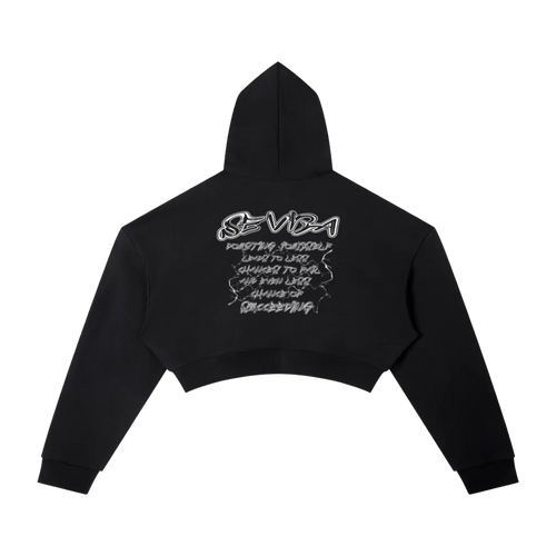 SUCCESS CROPPED HOODIE